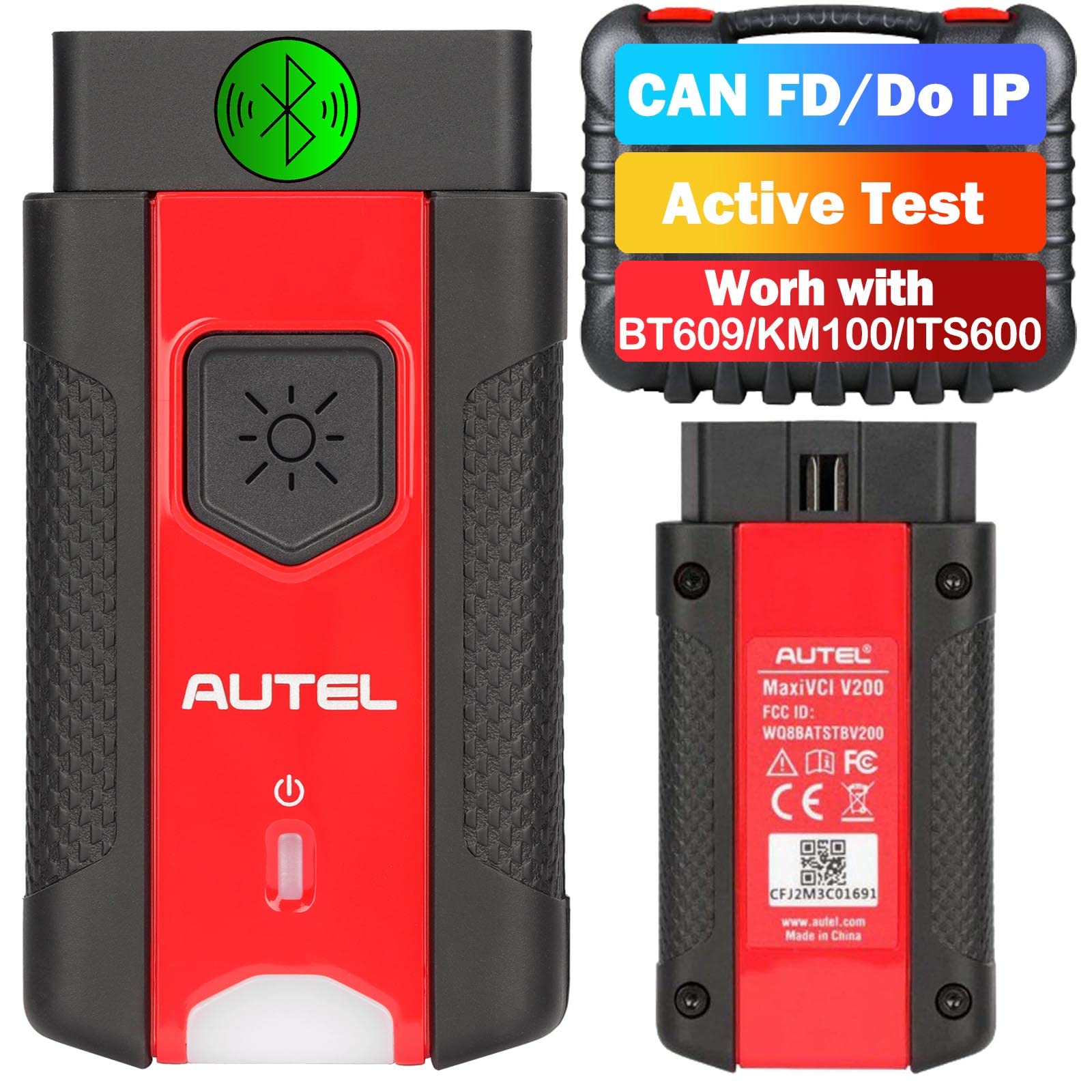 【未使用】AUTEL MaxiVCI V200 正規品 OBD2 VCI Amazon.com: Autel MaxiVCI V200 VCI200 OBD2 Adaptador de conector